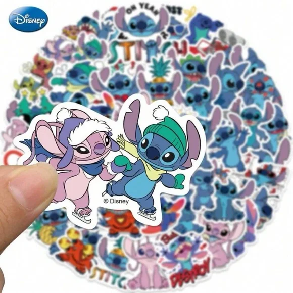 50 Pack Disney Stitch Vinyl Stickers - Picture 6 of 6